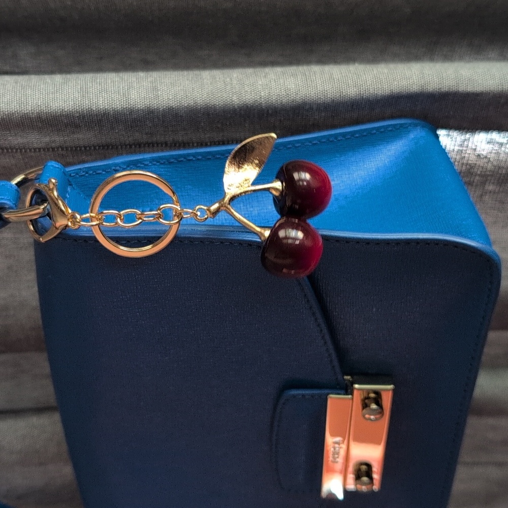 Cherry Keychain Bag Charm